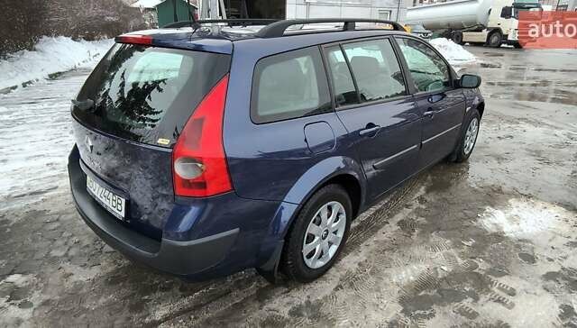 Синий Рено Меган, объемом двигателя 1.4 л и пробегом 250 тыс. км за 4200 $, фото 1 на Automoto.ua