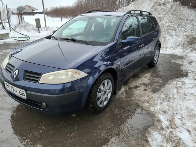 Синий Рено Меган, объемом двигателя 1.4 л и пробегом 250 тыс. км за 4100 $, фото 1 на Automoto.ua