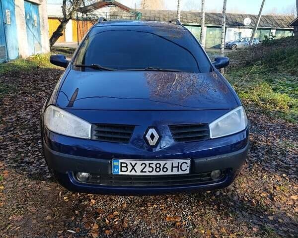 Синий Рено Меган, объемом двигателя 1.6 л и пробегом 252 тыс. км за 4200 $, фото 13 на Automoto.ua