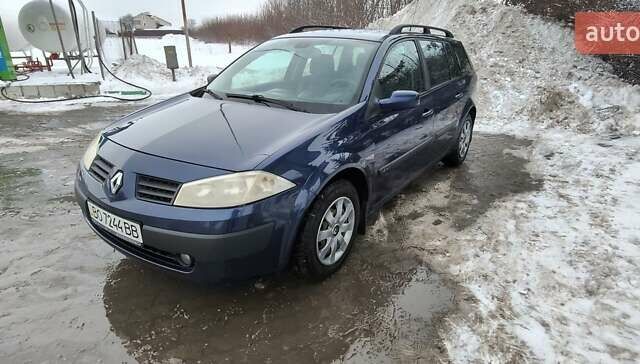Синий Рено Меган, объемом двигателя 1.4 л и пробегом 250 тыс. км за 4200 $, фото 8 на Automoto.ua