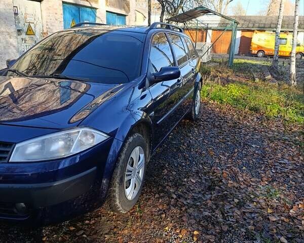 Синий Рено Меган, объемом двигателя 1.6 л и пробегом 252 тыс. км за 4200 $, фото 12 на Automoto.ua