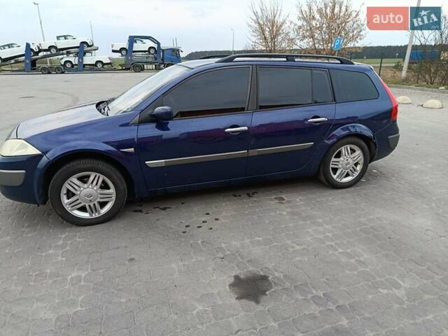 Синий Рено Меган, объемом двигателя 1.6 л и пробегом 252 тыс. км за 3500 $, фото 5 на Automoto.ua
