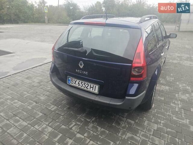 Синий Рено Меган, объемом двигателя 1.6 л и пробегом 240 тыс. км за 4200 $, фото 2 на Automoto.ua