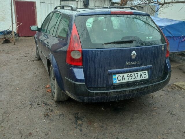 Синій Рено Меган, об'ємом двигуна 1.9 л та пробігом 393 тис. км за 3800 $, фото 7 на Automoto.ua