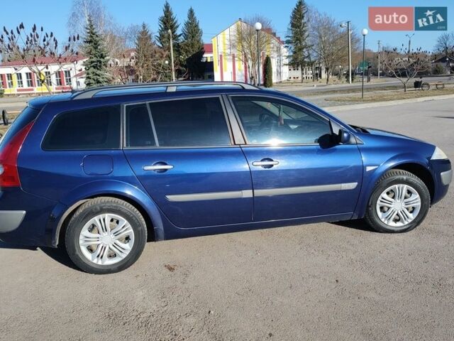 Синий Рено Меган, объемом двигателя 1.6 л и пробегом 188 тыс. км за 5200 $, фото 4 на Automoto.ua