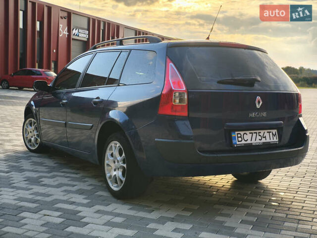 Синий Рено Меган, объемом двигателя 1.6 л и пробегом 225 тыс. км за 3850 $, фото 5 на Automoto.ua
