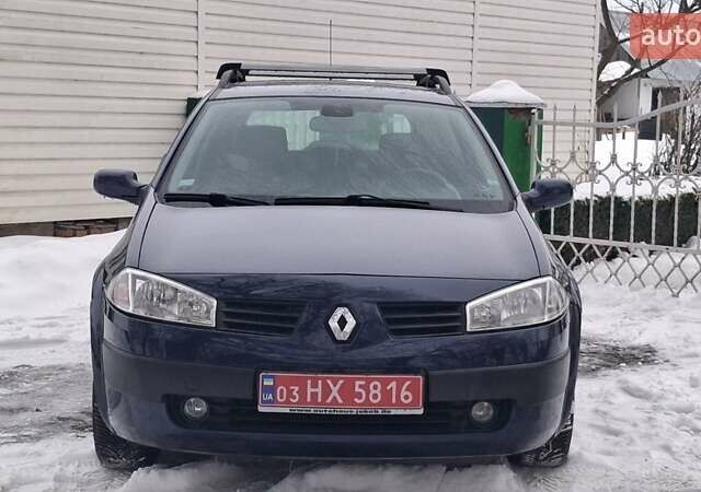 Синий Рено Меган, объемом двигателя 1.6 л и пробегом 193 тыс. км за 4499 $, фото 10 на Automoto.ua