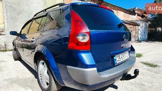 Синий Рено Меган, объемом двигателя 1.5 л и пробегом 330 тыс. км за 5500 $, фото 2 на Automoto.ua