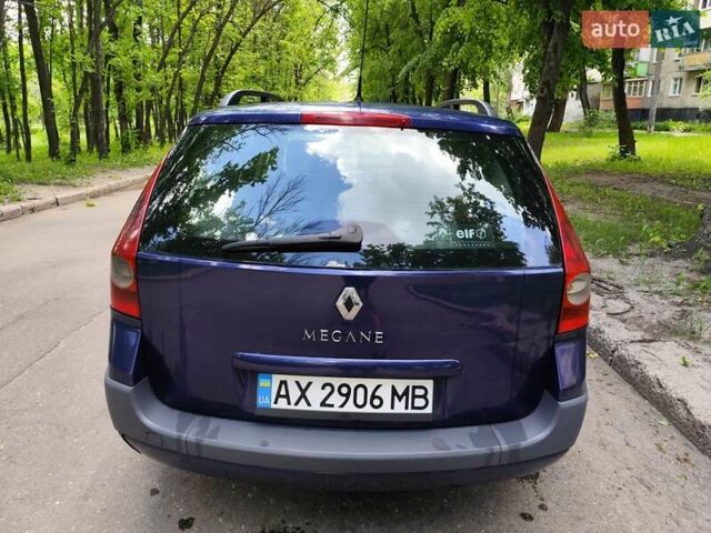 Синий Рено Меган, объемом двигателя 1.6 л и пробегом 260 тыс. км за 3950 $, фото 3 на Automoto.ua
