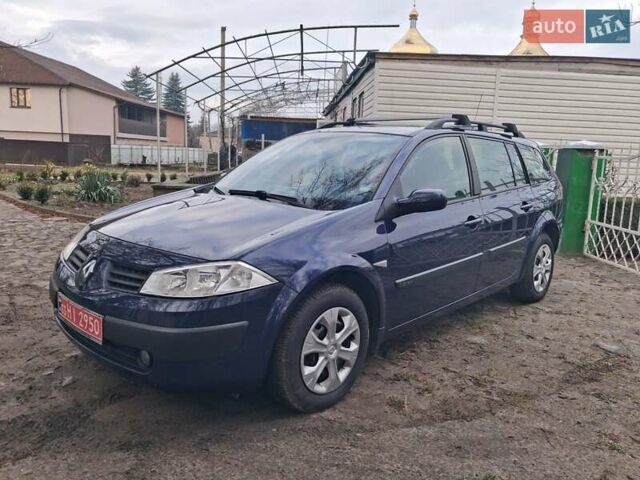 Синий Рено Меган, объемом двигателя 1.6 л и пробегом 198 тыс. км за 4599 $, фото 7 на Automoto.ua