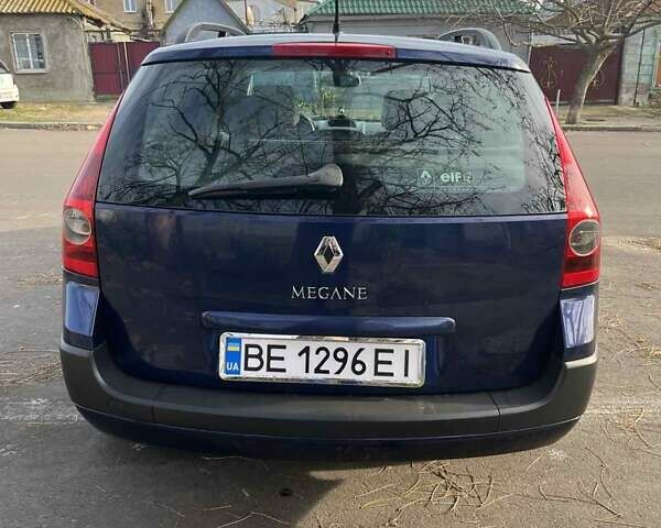 Синий Рено Меган, объемом двигателя 1.6 л и пробегом 166 тыс. км за 4500 $, фото 10 на Automoto.ua