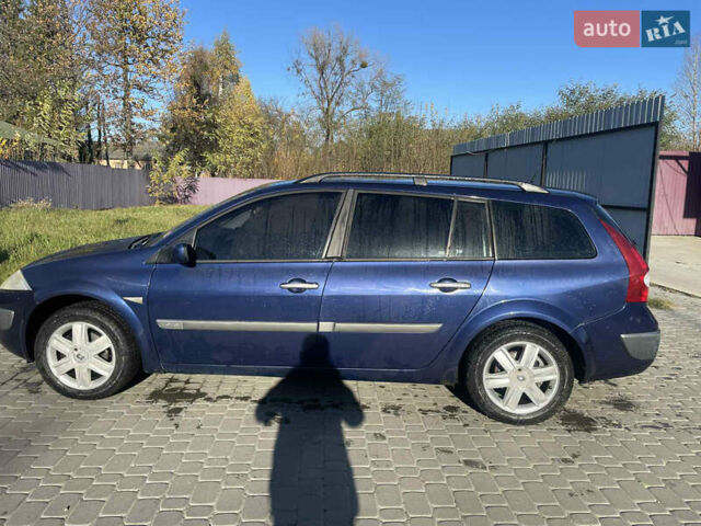 Синий Рено Меган, объемом двигателя 1.6 л и пробегом 270 тыс. км за 4500 $, фото 3 на Automoto.ua