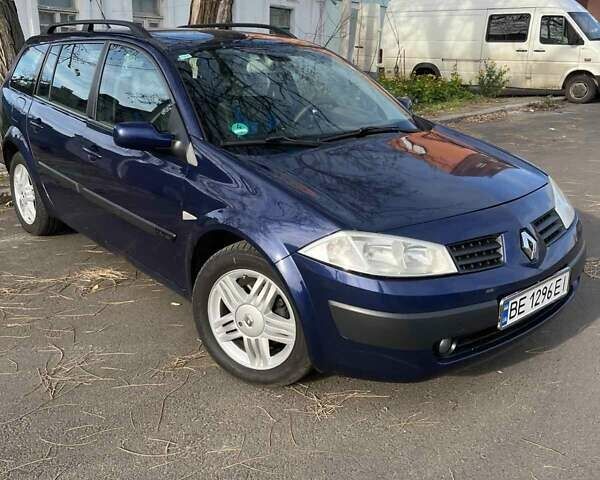 Синий Рено Меган, объемом двигателя 1.6 л и пробегом 166 тыс. км за 4500 $, фото 6 на Automoto.ua