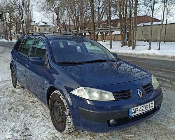 Синий Рено Меган, объемом двигателя 1.6 л и пробегом 250 тыс. км за 3700 $, фото 2 на Automoto.ua