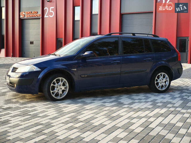 Синий Рено Меган, объемом двигателя 1.6 л и пробегом 225 тыс. км за 3850 $, фото 8 на Automoto.ua