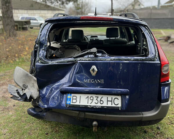 Синий Рено Меган, объемом двигателя 2 л и пробегом 280 тыс. км за 2450 $, фото 5 на Automoto.ua