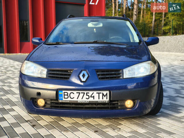 Синий Рено Меган, объемом двигателя 1.6 л и пробегом 225 тыс. км за 3850 $, фото 11 на Automoto.ua