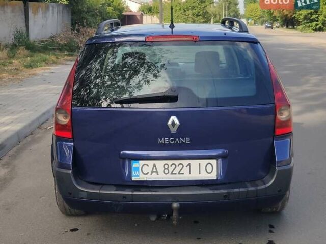 Синий Рено Меган, объемом двигателя 1.5 л и пробегом 322 тыс. км за 3650 $, фото 5 на Automoto.ua