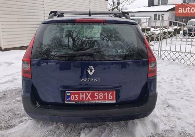 Синий Рено Меган, объемом двигателя 1.6 л и пробегом 193 тыс. км за 4499 $, фото 7 на Automoto.ua