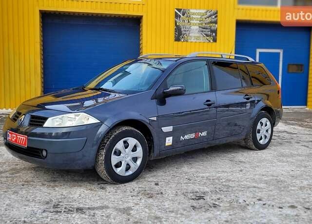Синий Рено Меган, объемом двигателя 1.6 л и пробегом 183 тыс. км за 4850 $, фото 3 на Automoto.ua