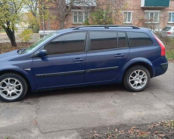 Синій Рено Меган, об'ємом двигуна 1.6 л та пробігом 260 тис. км за 4550 $, фото 1 на Automoto.ua