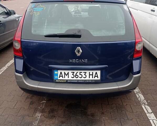 Синій Рено Меган, об'ємом двигуна 1.6 л та пробігом 220 тис. км за 4000 $, фото 3 на Automoto.ua