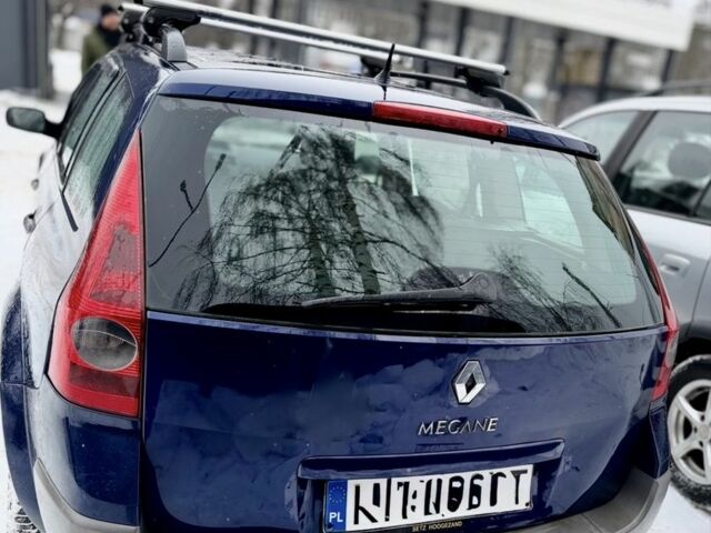 Синий Рено Меган, объемом двигателя 1.6 л и пробегом 320 тыс. км за 2589 $, фото 8 на Automoto.ua