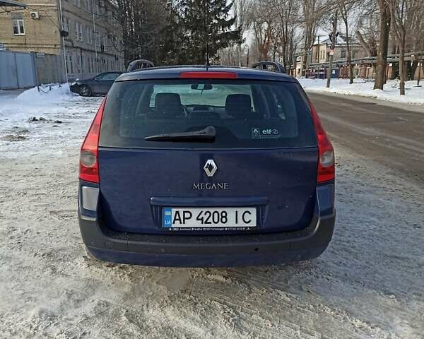 Синий Рено Меган, объемом двигателя 1.6 л и пробегом 250 тыс. км за 3700 $, фото 4 на Automoto.ua