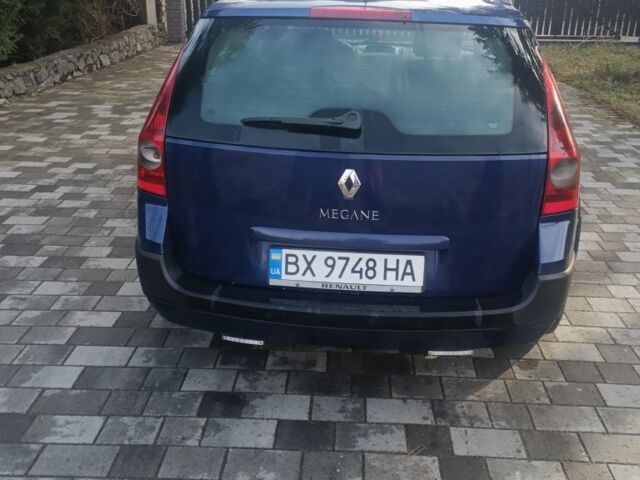 Синій Рено Меган, об'ємом двигуна 1.6 л та пробігом 260 тис. км за 4250 $, фото 3 на Automoto.ua