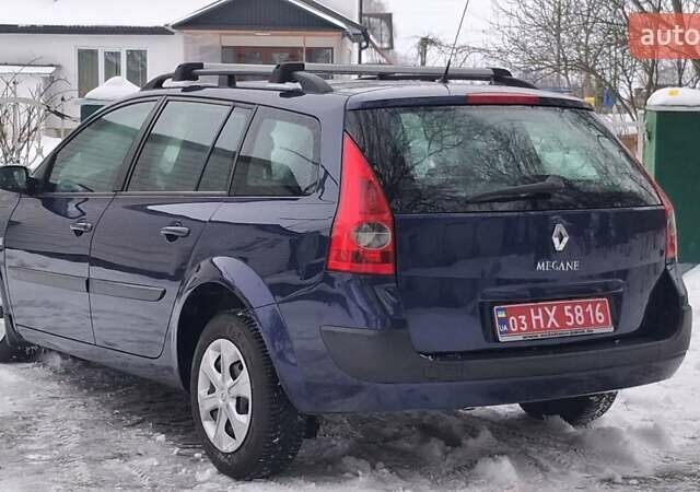Синий Рено Меган, объемом двигателя 1.6 л и пробегом 193 тыс. км за 4499 $, фото 5 на Automoto.ua