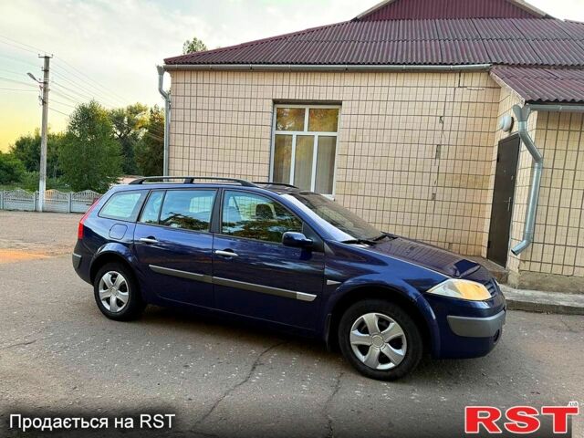 Синий Рено Меган, объемом двигателя 1.6 л и пробегом 223 тыс. км за 4400 $, фото 3 на Automoto.ua