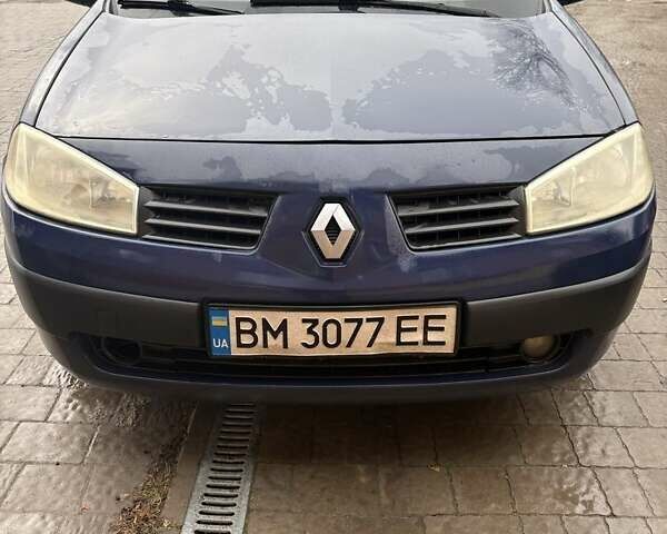 Синий Рено Меган, объемом двигателя 1.6 л и пробегом 248 тыс. км за 4000 $, фото 4 на Automoto.ua