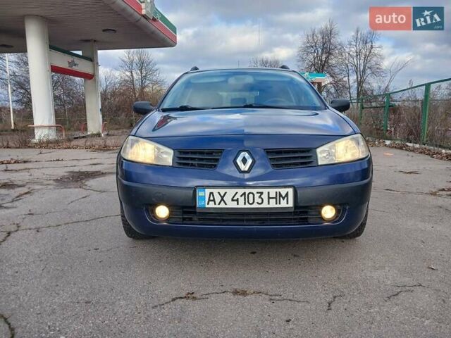 Синий Рено Меган, объемом двигателя 1.6 л и пробегом 377 тыс. км за 3950 $, фото 6 на Automoto.ua