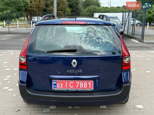 Синий Рено Меган, объемом двигателя 1.6 л и пробегом 135 тыс. км за 5690 $, фото 2 на Automoto.ua