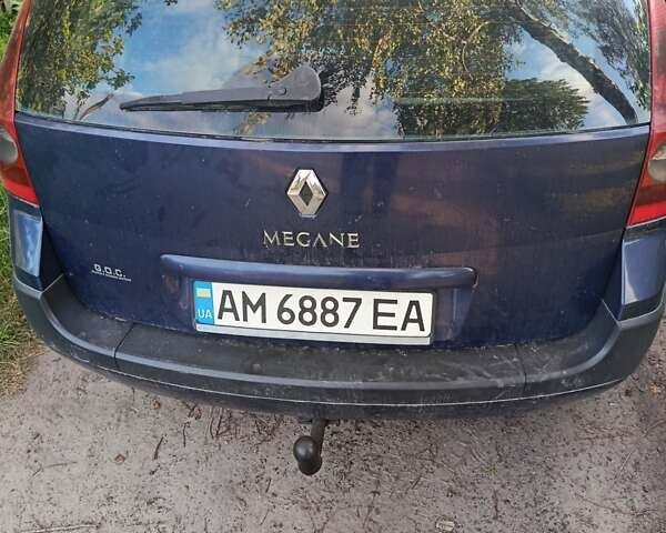 Синий Рено Меган, объемом двигателя 1.87 л и пробегом 350 тыс. км за 3300 $, фото 1 на Automoto.ua