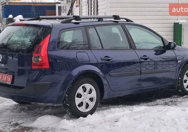 Синий Рено Меган, объемом двигателя 1.6 л и пробегом 193 тыс. км за 4499 $, фото 9 на Automoto.ua