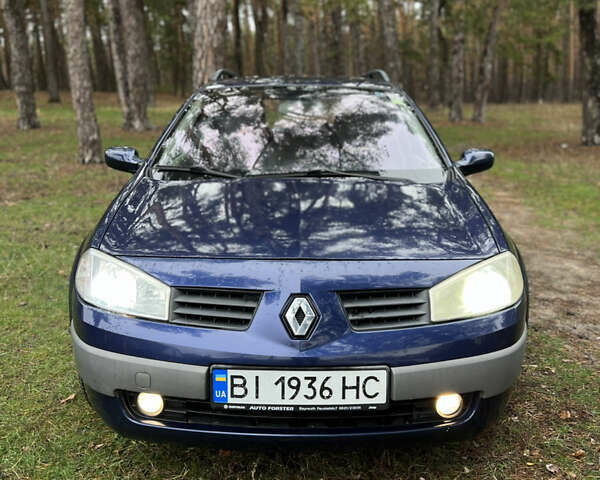 Синий Рено Меган, объемом двигателя 2 л и пробегом 280 тыс. км за 2450 $, фото 1 на Automoto.ua