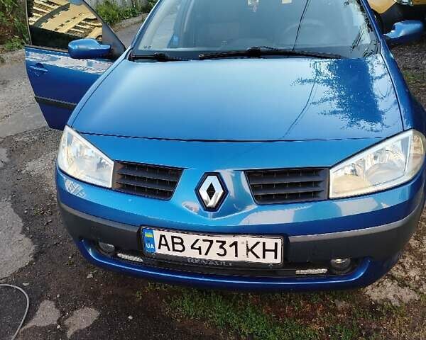 Синий Рено Меган, объемом двигателя 1.6 л и пробегом 227 тыс. км за 5500 $, фото 6 на Automoto.ua