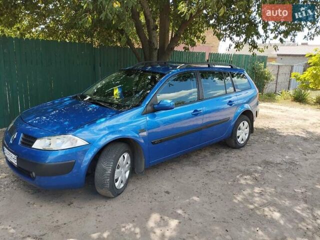 Синий Рено Меган, объемом двигателя 1.5 л и пробегом 201 тыс. км за 5700 $, фото 4 на Automoto.ua