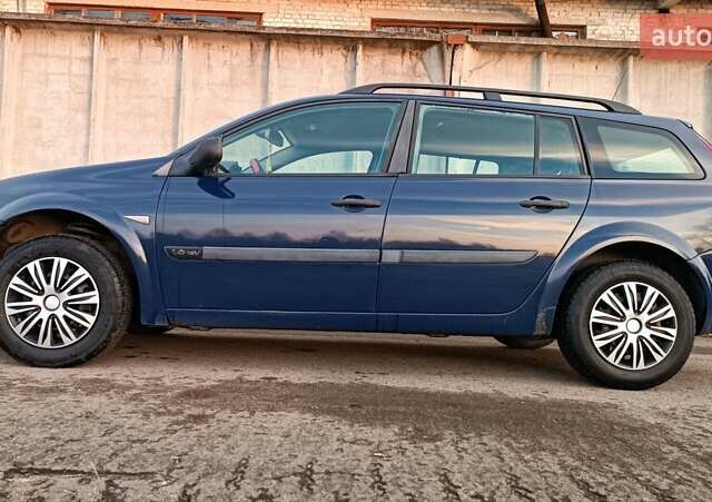 Синий Рено Меган, объемом двигателя 1.6 л и пробегом 205 тыс. км за 3650 $, фото 23 на Automoto.ua