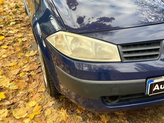 Синий Рено Меган, объемом двигателя 1.4 л и пробегом 229 тыс. км за 4790 $, фото 11 на Automoto.ua