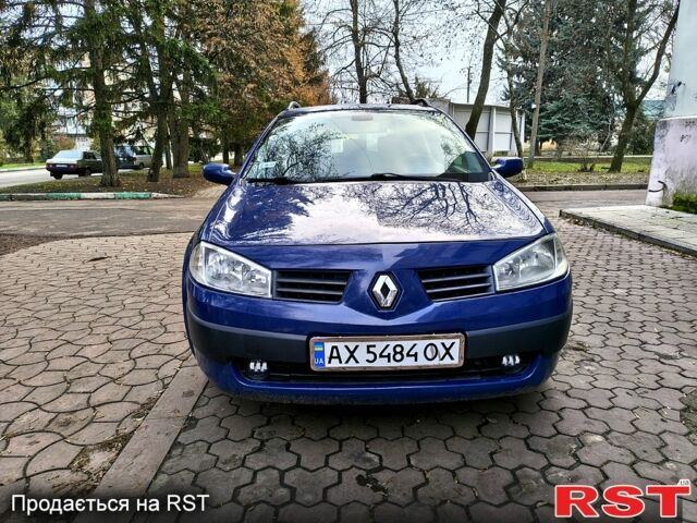 Синий Рено Меган, объемом двигателя 1.9 л и пробегом 242 тыс. км за 3800 $, фото 2 на Automoto.ua