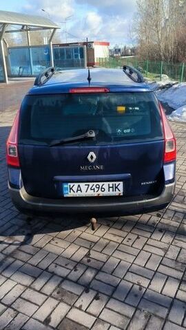 Синий Рено Меган, объемом двигателя 1.6 л и пробегом 322 тыс. км за 4000 $, фото 4 на Automoto.ua