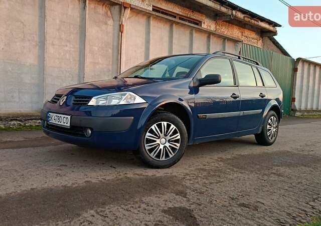 Синий Рено Меган, объемом двигателя 1.6 л и пробегом 205 тыс. км за 3650 $, фото 9 на Automoto.ua
