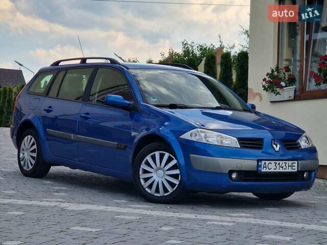 Синий Рено Меган, объемом двигателя 1.6 л и пробегом 212 тыс. км за 4999 $, фото 13 на Automoto.ua