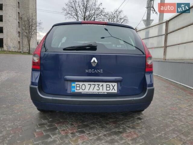 Синій Рено Меган, об'ємом двигуна 1.6 л та пробігом 189 тис. км за 4700 $, фото 13 на Automoto.ua
