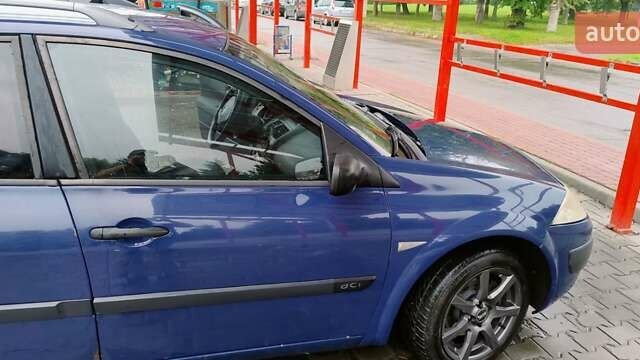 Рено Меган 2005 в Луцке на Automoto.ua Синий Рено Меган, объемом двигателя 1.5 л и пробегом 245 тыс. км за 4000 $, фото 10 на Automoto.ua