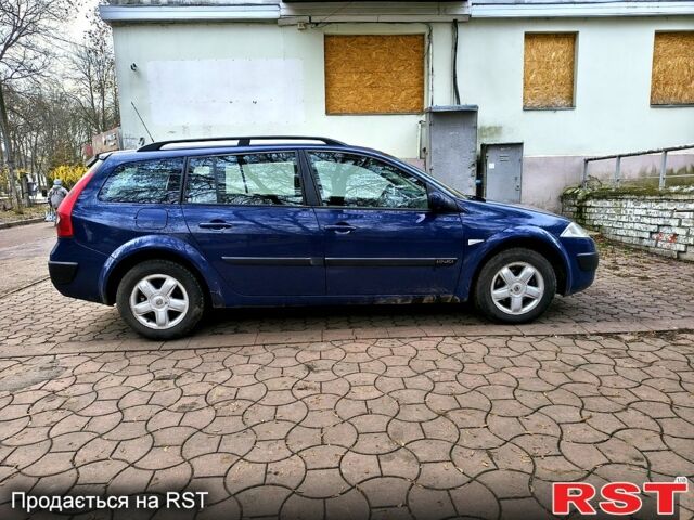 Синий Рено Меган, объемом двигателя 1.9 л и пробегом 242 тыс. км за 3800 $, фото 3 на Automoto.ua