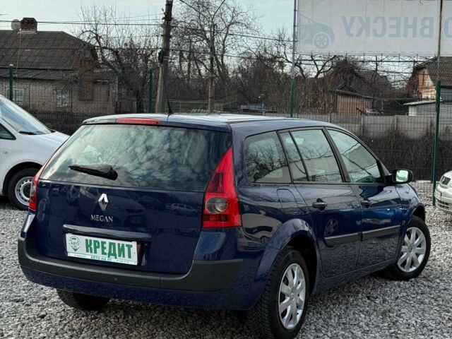 Синий Рено Меган, объемом двигателя 1.4 л и пробегом 198 тыс. км за 5300 $, фото 1 на Automoto.ua