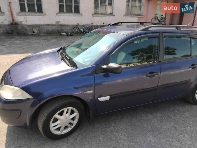 Синий Рено Меган, объемом двигателя 1.6 л и пробегом 320 тыс. км за 4250 $, фото 6 на Automoto.ua